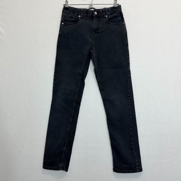Calvin Klein Jeans Slim Straight Womens Size 16 Dark Wash Stretch Denim - Picture 2 of 14